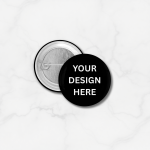 Custom Pin Bros Buttons Round Size 37mm Metal Back Cover Custom Pin Bros Buttons Round Size 37mm Metal Back Cover